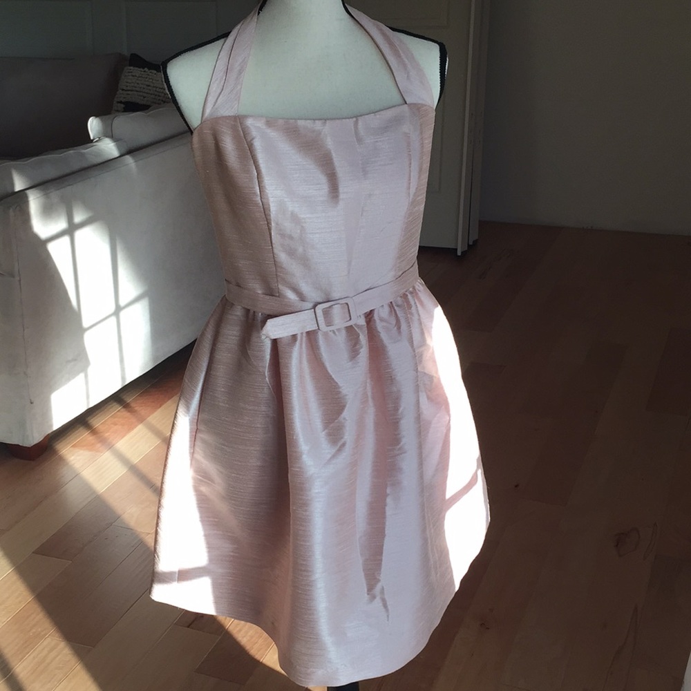 Alfred Sung Pearl Pink Dress Sz 8